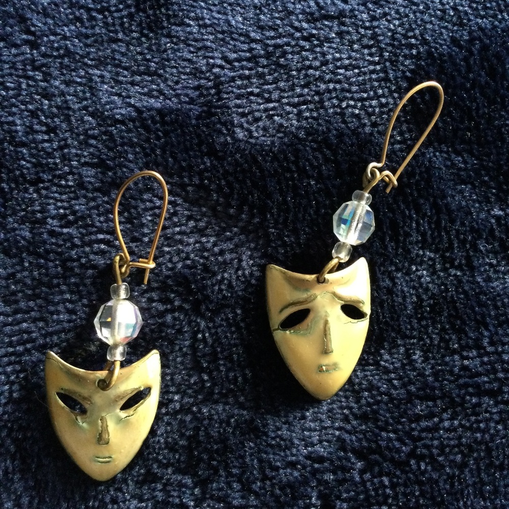 Masquerade drop earrings